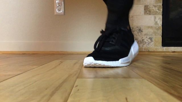 Adidas NMD R_1 PK Primeknit Runner & C_1 Chukka Black Suede On Feet Review смотреть онлайн