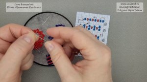 DIY «МОЗАИЧНОЕ ПЛЕТЕНИЕ бисером двумя иглами или мозаичное плетение НЕЧЕТНОЕ КОЛИЧЕСТВО БИСЕРИН»