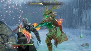 Кратос против Короля Берсерков (Без Урона) God of War Ragnarok