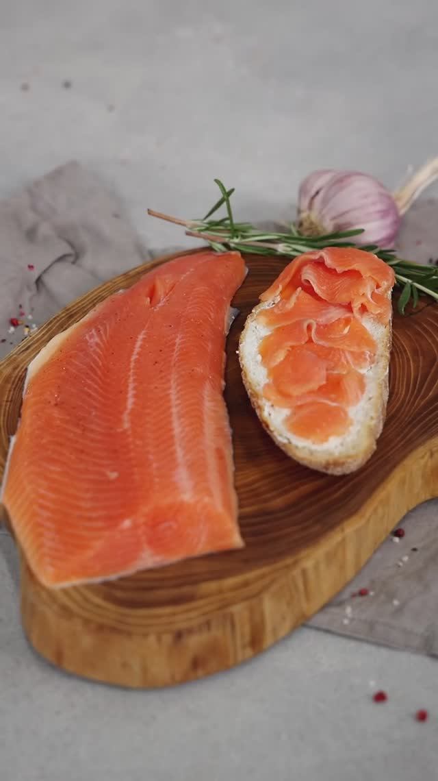 thumb-Филе форели слабосоленой на коже от Шефа ~400г-2}