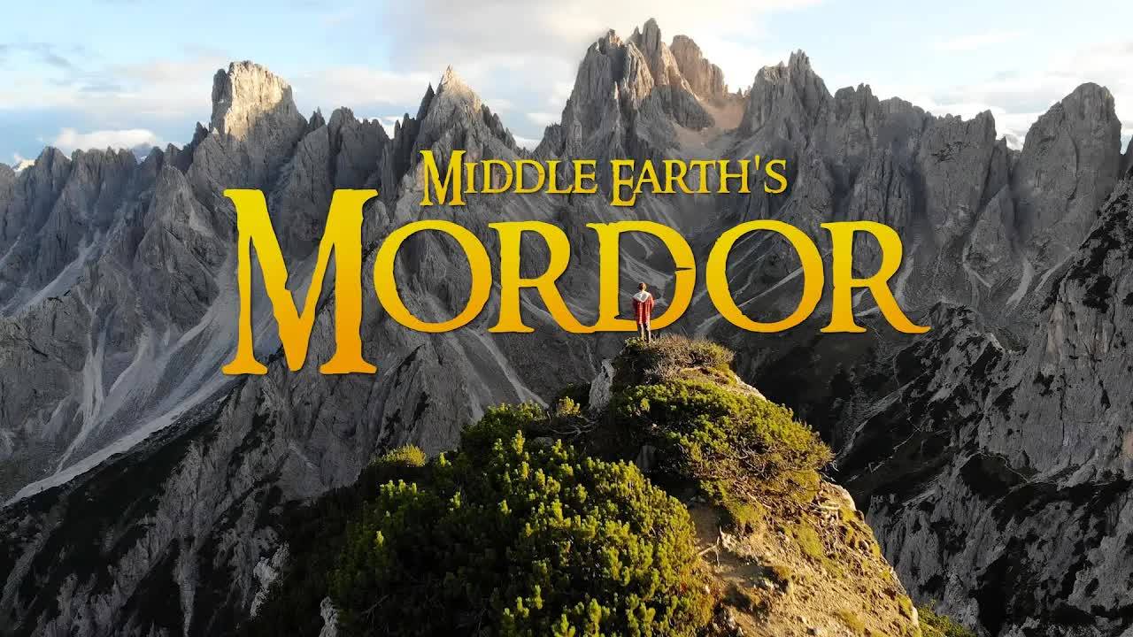 Mordor - Lord of The Rings 4K Relaxation Aerial Film смотреть онлайн