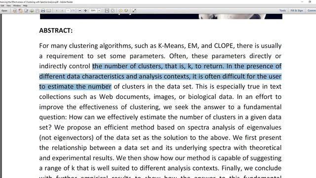 Enhancing the Effectiveness of Clustering with Spectra Analysis смотреть онлайн