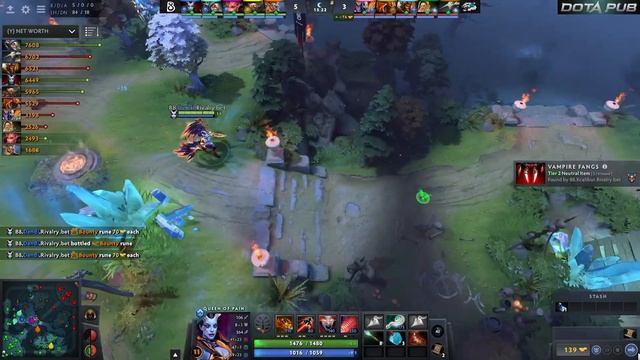 Dendi Queen of Pain Solo Mid - Dota 2 Replay Full Gameplay смотреть онлайн