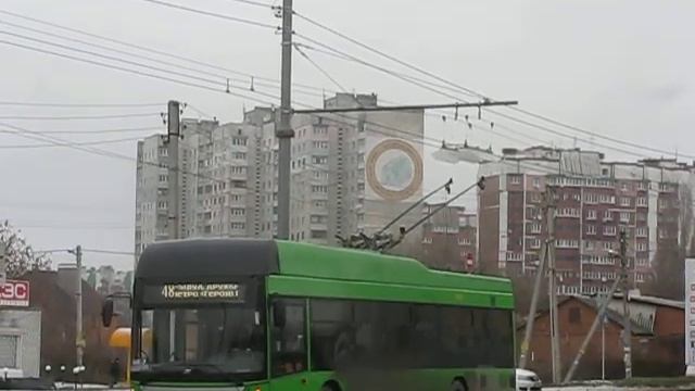 "подключение к кс" Харьковский Троллейбус автономного хода PTS 2708 48 маршрут смотреть онлайн