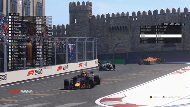 F1 2018 | COR Baku Race Highlights | Cobra Online Racing смотреть онлайн
