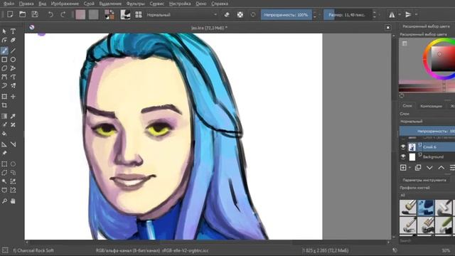 Speedpaint (Krita) - спидпейнт | McLao