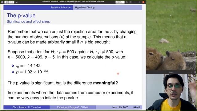 Experiment Design for Computer Sciences, Lecture 3, Part 3: Statistical Inference смотреть онлайн
