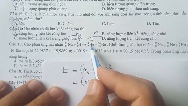 VẬT LÍ 12 - ĐỀ ÔN TẬP THI HỌC KÌ 2 - NĂM 2024 смотреть онлайн