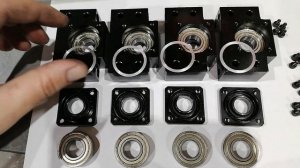 Убираю осевой люфт стандартной ШВП опоры.