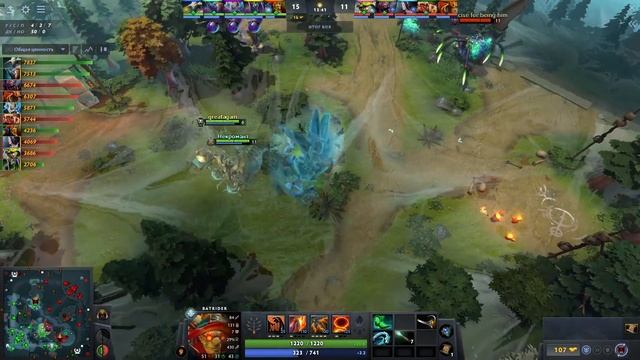 Офигенная игра от Миры на Бетрайдере! - Mira Batrider 7.35 DOTA 2 смотреть онлайн