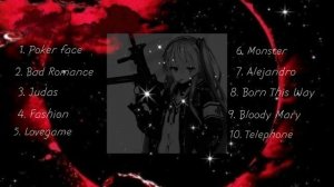 Плейлист песен "Lady Gaga" (speed up)
