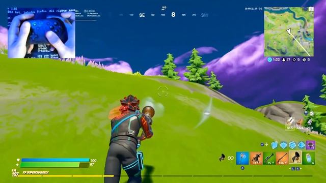 CLAW HANDCAM - Fortnite on the Nintendo Switch Pro Controller #100 смотреть онлайн