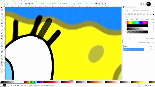 Spongebob & Patrick Star Vector Art by Inkscape FREE open source смотреть онлайн