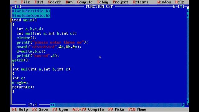 C program to find multiplication of 3 no using function | Call by Reference |Smith Tuscano смотреть онлайн