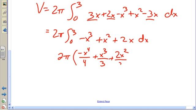 Cylindrical Shell Example Parabola/Line @ y-axis -- Juda math смотреть онлайн
