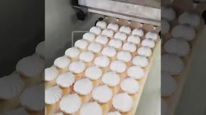 Отсадка зефира на тестоотсадочной машине ГТ200М