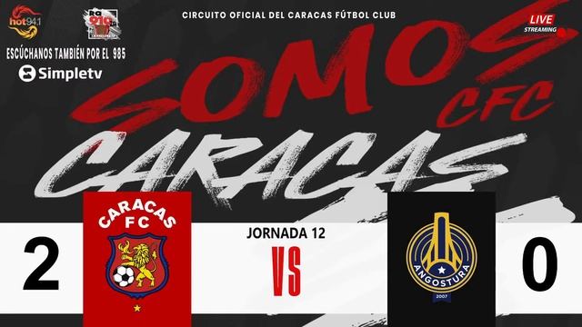 EN VIVO (30/04/23) | Caracas Fc Vs Angostura FC| Fase 12 | Liga Futve смотреть онлайн