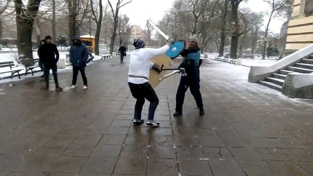 Викингски срещу прабългарски воин. смотреть онлайн