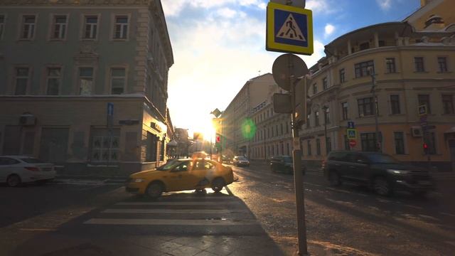 Walking tour 4K HDR in Moscow - Pokrovka street - Russia | Walking Tour, Virtual Tour смотреть онлайн