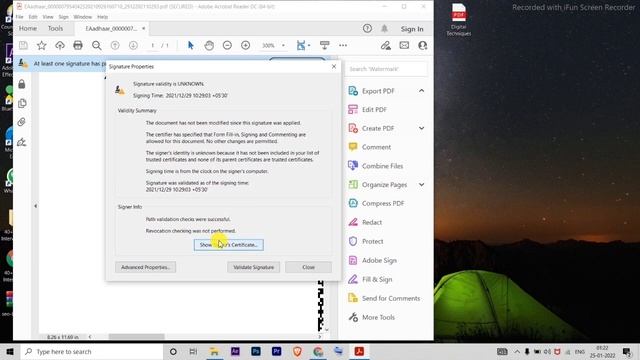 How Validate DIGITAL SIGNATURE in Any Certificate-PDF Documents? Validate DIGITAL SIGNATURE online смотреть онлайн