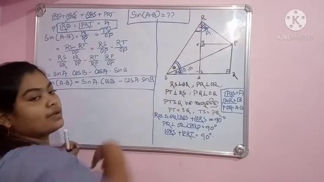 Sin(A-B) &Cos(A-B) proof//class 10 trigonometry class odiamedium смотреть онлайн