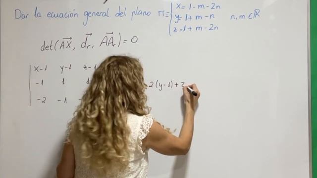 PASAR UN PLANO EN PARAMÉTRICAS A FORMA GENERAL O IMPLÍCITA смотреть онлайн
