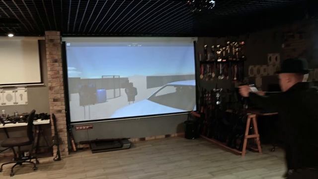 #idpa Тренировки - #самооборона в интерактивном тире с PRO TARGET CONSTRUCTOR #shootingsoft