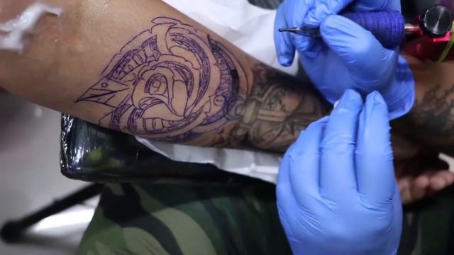DOLLAR ROSE TATTOO / BLUE HEAVEN TATTOOZ || YASH смотреть онлайн