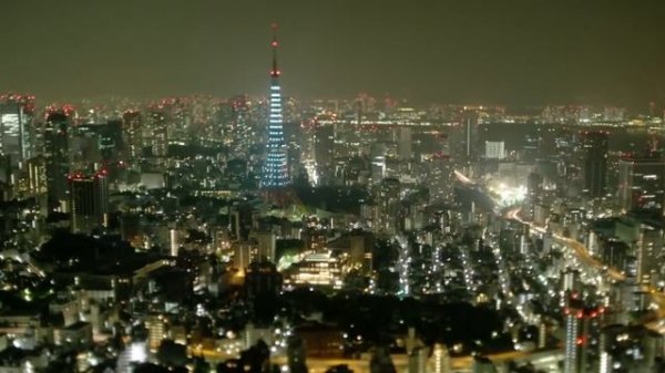 Токио Япония Time Lapse.  Tokyo Japan