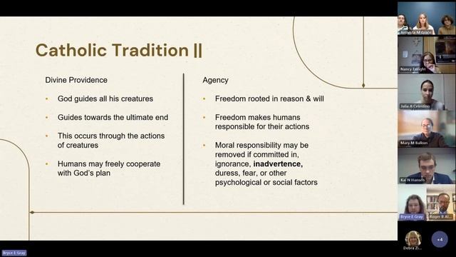 University Core III Student Presentations: Group 1