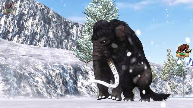 White Mammoth Vs Black Mammoth Fight Polar Bear Save by Mammoth Elephant Epic Battle смотреть онлайн