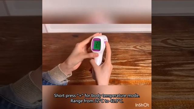 Portable Digital Infrared Forehead Thermometer Thermometer Non Contact MD1066 смотреть онлайн