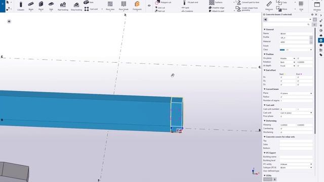 Tekla Structures – Simple Concrete Transitions