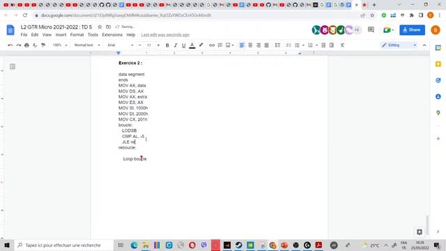 L2 GTR Microprocesseur TD5 смотреть онлайн