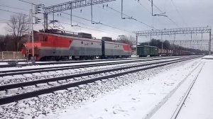 ЭЛЕКТРОВОЗ ВЛ11м 4141 ПРИЦЕПЛЯЕТСЯ К ВАГОНАМ