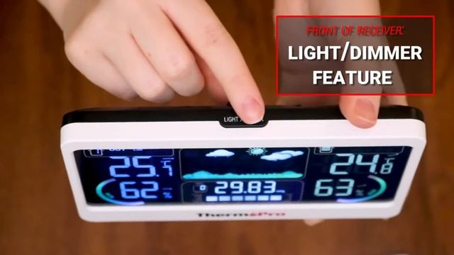 ThermoPro TP68B Weather Station – 500ft Wireless Indoor Outdoor Thermometer Setup Video смотреть онлайн