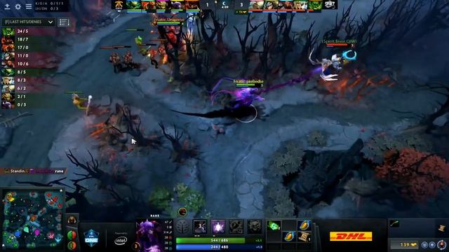 Dota 2 - Fnatic vs Team Spirit - Game 2 - Group A Decider Match - ESL One Birmingham 2018 Day 2 смотреть онлайн