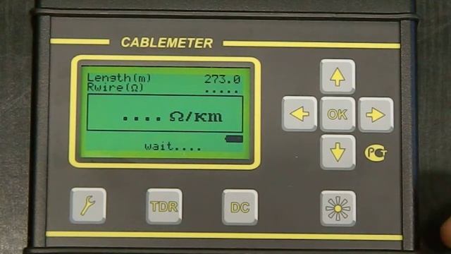 DC mode (determination of cable length by linear resistance of a conductive core) смотреть онлайн