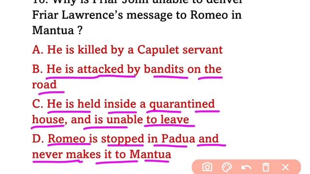 Romeo and Juliet by William Shakespeare || Most Important Questions смотреть онлайн