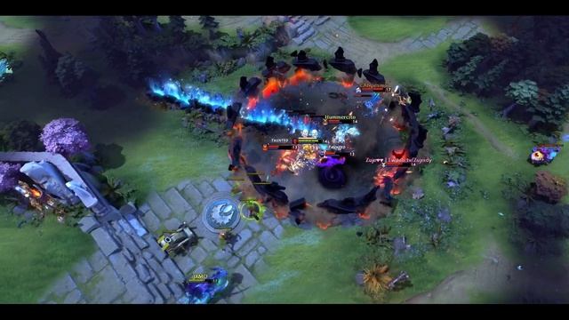 Dota 2 - Team Dire, the Art of Wombo Combo !! смотреть онлайн