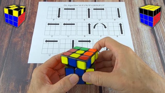 Solve Rubik's Cube OLL Tutorial 54 смотреть онлайн