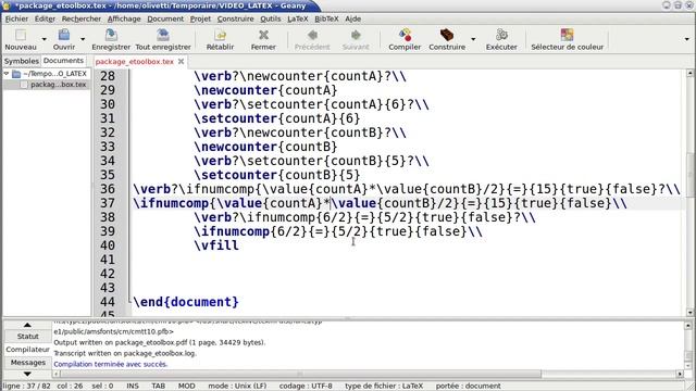 18 - Diverses choses en LaTeX : le package etoolbox смотреть онлайн