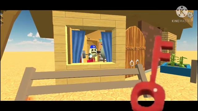 "Hello NEIGHBOUR in chicken gun" 2# 2 акт я выбрался из подвала!!! смотреть онлайн