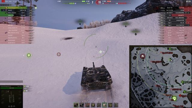 ПТ решает исход боя | Мир танков | Снежный курорт | Strv 103-0 смотреть онлайн