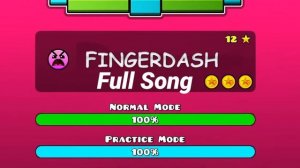 Geometry Dash Fingerdash Full Song
