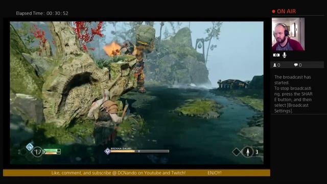 God of War 4 (10) Lava Troll смотреть онлайн