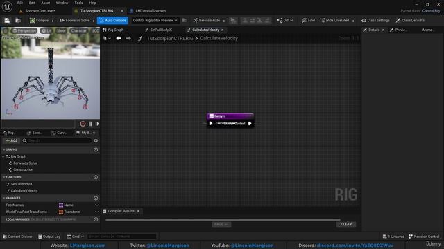 17. Create the CalculateVelocity function