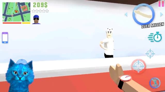 ВСТРЕТИЛ БАЛДИ в СИМУЛЯТОР КРУТОГО ЧУВАКА Dude Theft Wars Open World КОТЁНОК ЛАЙК смотреть онлайн