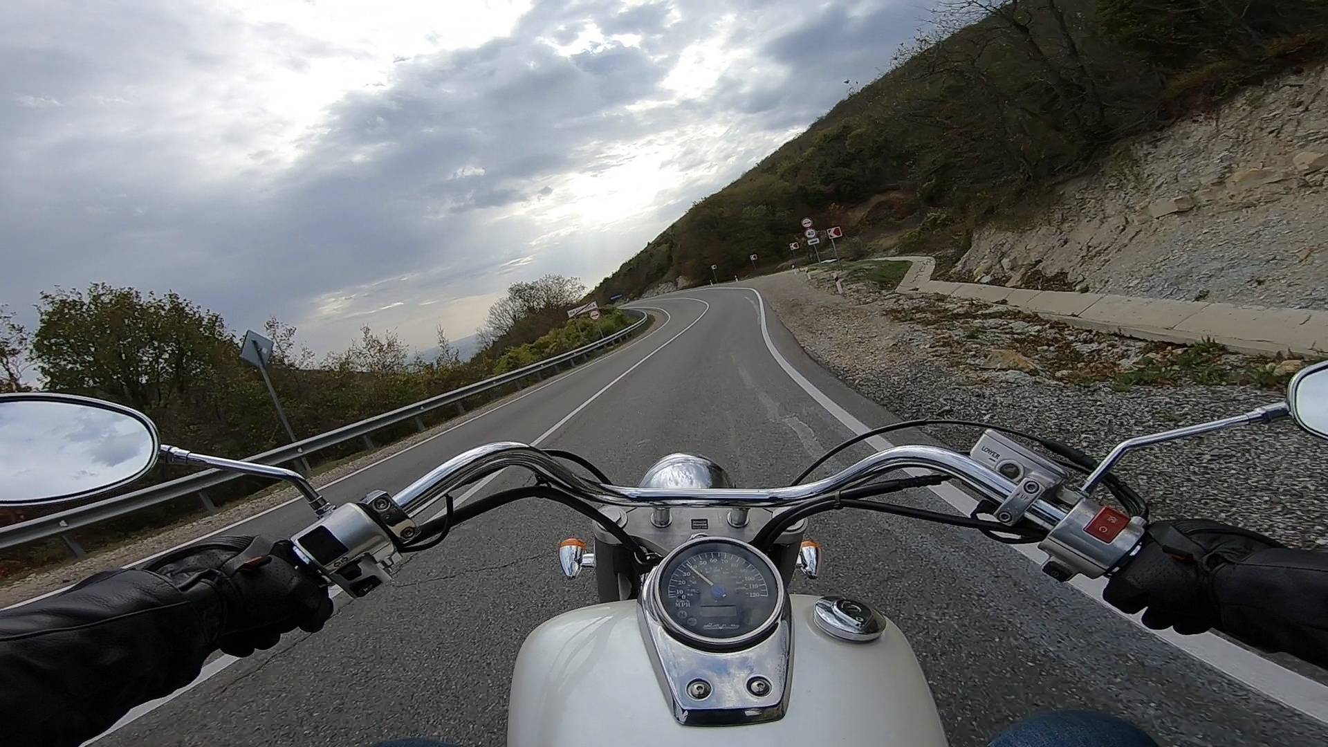 Езда на мотоцикле Honda Shadow Aero 750 #26|| Дневная поездка