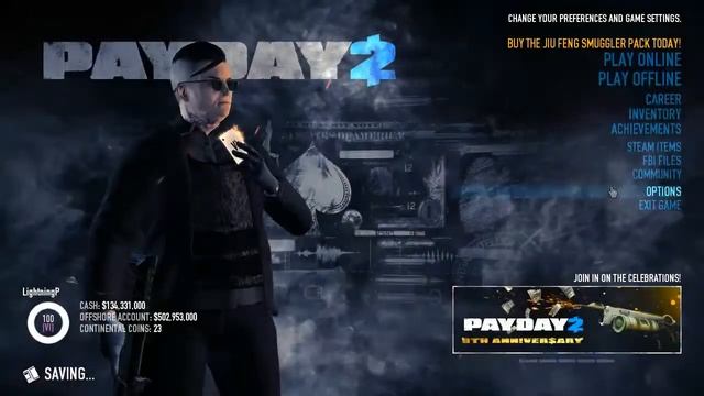 PayDay 2 Claiming the Grand Octennial outfit смотреть онлайн